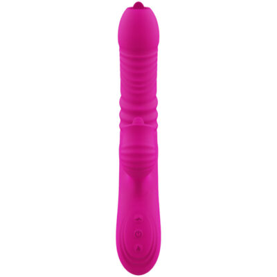 Armony - vibrador fanny multifunção língua dupla efeito calor rosa armony vibrators caliente. Pt