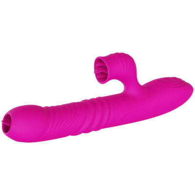 Alternative view of ARMONY - FANNY MULTIFUNÇÃO VIBRADOR DE LÍNGUA DUPLA FÚCSIA EFEITO CALOR