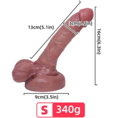 Alternative view of ARMONY - DILDO SILICONE LÍQUIDO REALISTA 13 CM