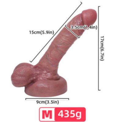 Alternative view of ARMONY - DILDO SILICONE LÍQUIDO REALÍSTICO 15 CM