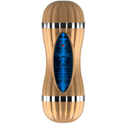 Armony - bevis duplo masturbador vaginal e bocal sem vibração dourado armony for him caliente. Pt
