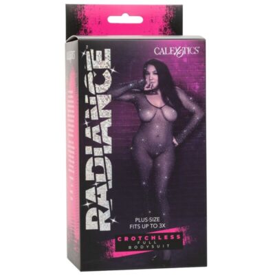 Calexotics - radiance bodysuit completo crotchless rhine plus size calexotics caliente. Pt