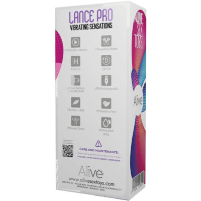 Alive - estimulador anal lance pro rosa alive caliente. Pt