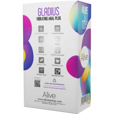 Alive - plug vibrador anal gladius alive caliente. Pt