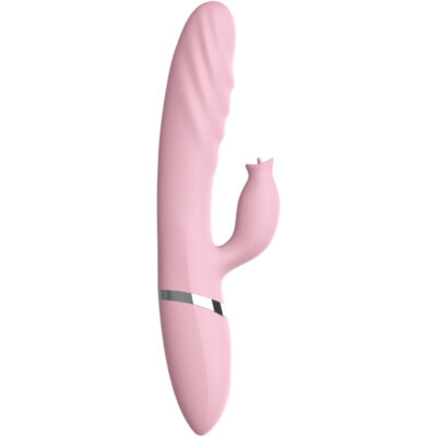 Armony - vibrador e thrusting com língua de efeito de calor rosa - image 4