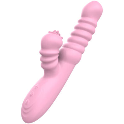 Armony - vibrador multifunção com efeito de calor estimulante de língua rosa armony vibrators caliente. Pt