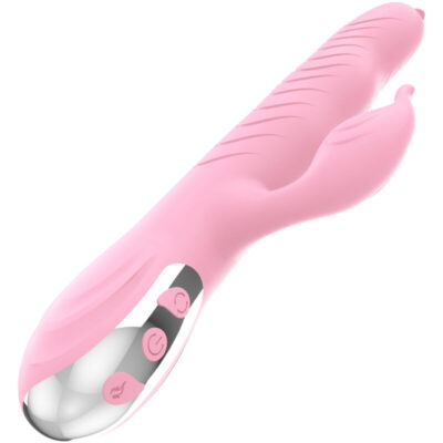 Armony - marcia vibrador & thrusting dupla língua efeito calor rosa armony vibrators caliente. Pt