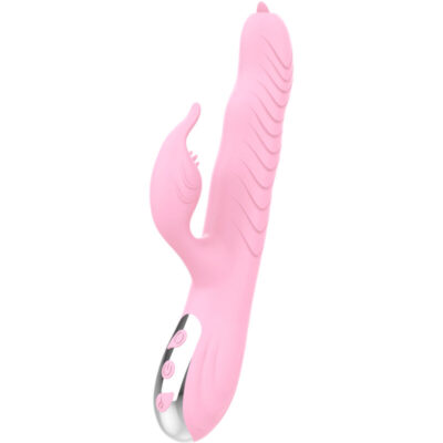 Armony - marcia vibrador & thrusting dupla língua efeito calor rosa armony vibrators caliente. Pt