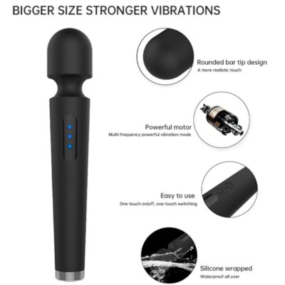 Armony - x power grande massager e vibrador 7 vibrações preto armony massagers caliente. Pt