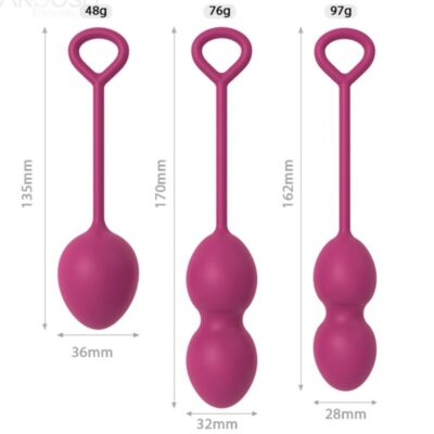 Armony - anabiosis vaginal dumbbell 3 níveis borgonha armony wearables caliente. Pt