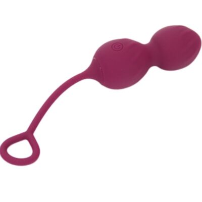 Armony - blossoms vaginal dumbbell vibração controle remoto 10 vibrações vermelho escuro armony vibrators caliente. Pt