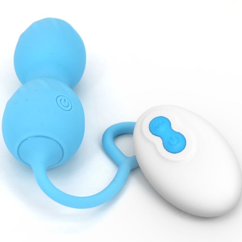 ARMONY - BLOSSOMS VAGINAL DUMBBELL VIBRAÇÃO CONTROLE REMOTO 10 VIBRAÇÕES AZUL 4 Armony - blossoms vaginal dumbbell vibração controle remoto 10 vibrações azul - image 4