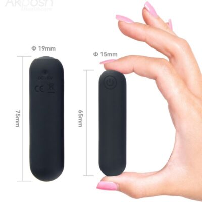 Armony -splash hehe vibrador bala silicone 10 vibrações 65 x 15 cm preto armony stimulators caliente. Pt