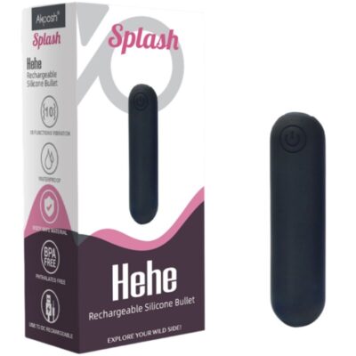 Armony -splash hehe vibrador bala silicone 10 vibrações 65 x 15 cm preto armony stimulators caliente. Pt