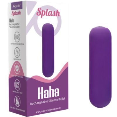 Armony - splash haha vibrador bala silicone 10 vibrações 75 x 19 cm roxo armony stimulators caliente. Pt
