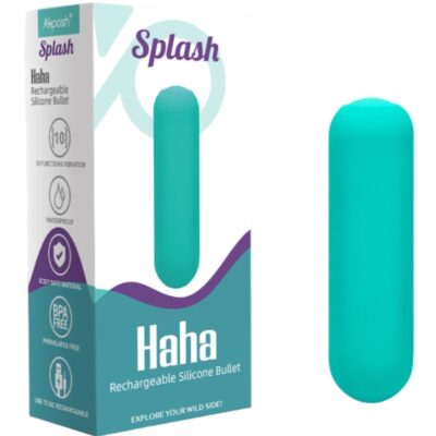 Armony - splash haha vibrador bala silicone 10 vibrações 75 x 19 cm verde armony stimulators caliente. Pt