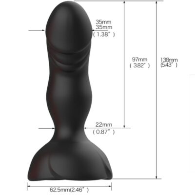 Armony - extreme a bloom vibrador rose e controle remoto de plug anal preto armony anal caliente. Pt