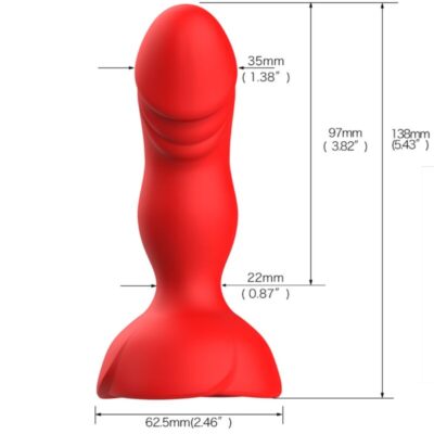 Armony - extreme a bloom vibrador rose e plug anal controle remoto vermelho armony anal caliente. Pt