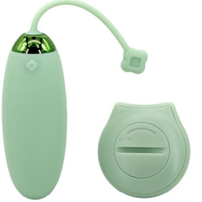 Alternative view of ARMONY - KITTY FUN EGG VIBRADOR CONTROLE REMOTO 10 VIBRAÇÕES VERDE