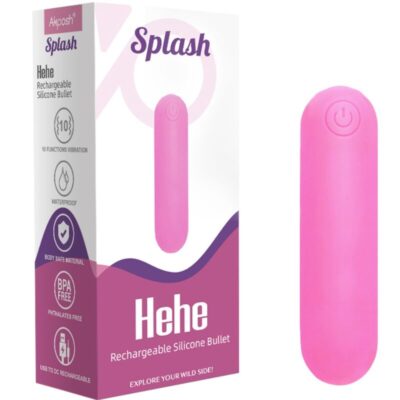 Armony - splash hehe vibrador bala silicone 10 vibrações 65 x 15 cm rosa armony stimulators caliente. Pt