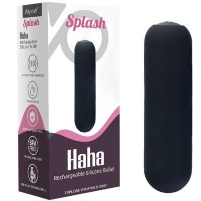 ARMONY - SPLASH HAHA VIBRADOR BALA SILICONE 10 VIBRAÇÕES 75 X 19 CM PRETO 11 Armony - splash haha vibrador bala silicone 10 vibrações 75 x 19 cm preto armony stimulators caliente. Pt