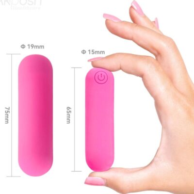 Armony - splash haha vibrador bala silicone 10 vibrações 75 x 19 cm rosa armony stimulators caliente. Pt