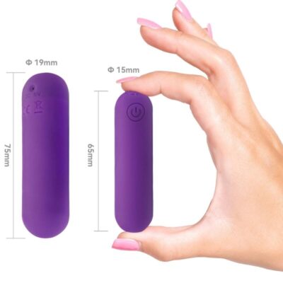 Armony - splash haha vibrador bala silicone 10 vibrações 75 x 19 cm roxo armony stimulators caliente. Pt