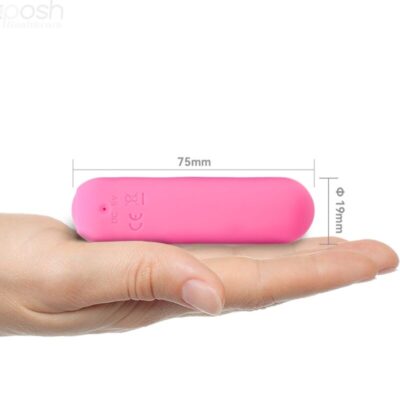 Armony - splash joie vibrador bullet silicone controle remoto 10 vibrações 75 x 19 cm rosa armony stimulators caliente. Pt