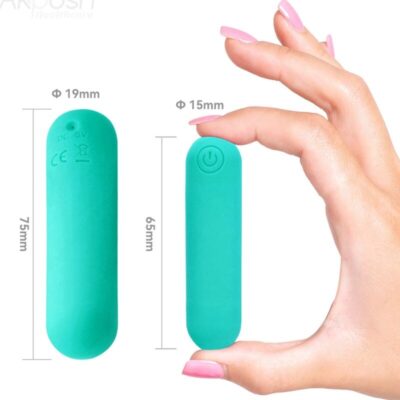 Armony - splash haha vibrador bala silicone 10 vibrações 75 x 19 cm verde armony stimulators caliente. Pt