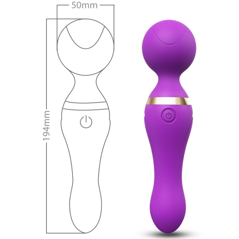 ARMONY - MASSAGER E VIBRADOR FREEZA CABEÇA SUPER FLEXÍVEL ROXO 2 Armony - massager e vibrador freeza cabeça super flexível roxo - image 2