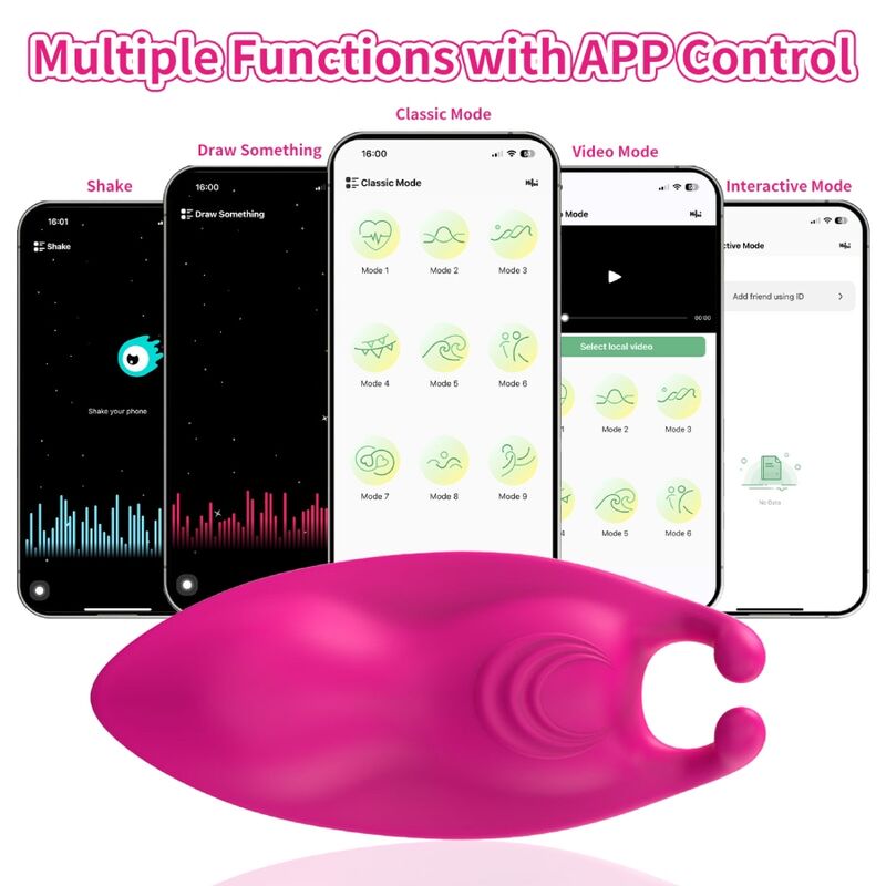 ARMONY - HONEYBEE WEARABLE CALÇAS VIBRADOR G-SPOT FÚCSIA - APLICATIVO GRATUITO 5 Armony - honeybee wearable calças vibrador g-spot fúcsia - aplicativo gratuito - image 5