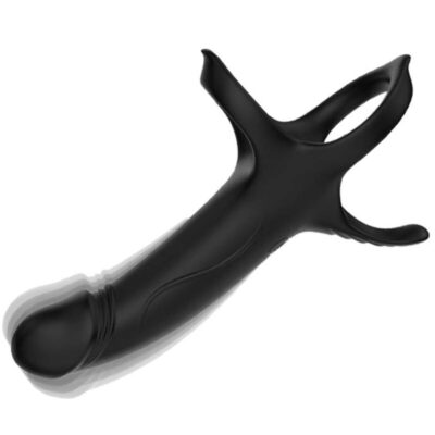 Armony - dildo com anel e vibrador preto armony for him caliente. Pt