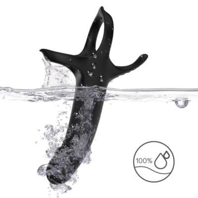 Armony - dildo com anel e vibrador preto armony for him caliente. Pt