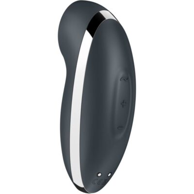 Satisfyer - tap & climax 2 vibrador e estimulador cinza satisfyer vibrator caliente. Pt