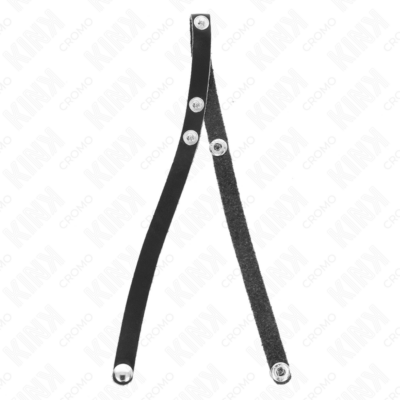 Kink - anel de couro para pênis com fecho de pressão 39 x 1 cm kink ring power caliente. Pt