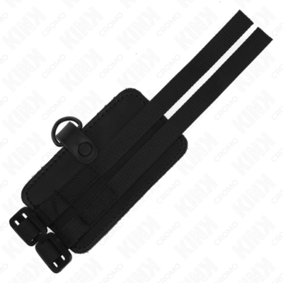 Kink - anel de couro para pênis com tiras ajustáveis kink ring power caliente. Pt