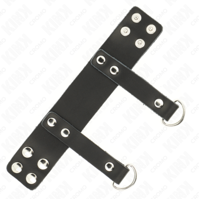 Kink - anel para pênis com anéis em forma de "d" 18,5 x 3,3 cm kink ring power caliente. Pt