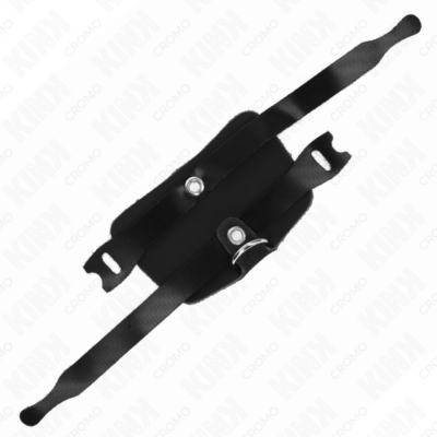 Kink - anel de couro para pênis com fecho de gancho ajustável kink ring power caliente. Pt