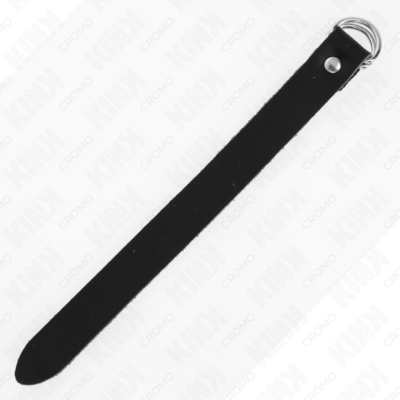 Kink - anel de couro para pênis com fecho de pressão 22 x 2 cm kink ring power caliente. Pt