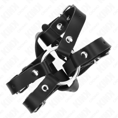 Kink - anel para pênis com várias tiras ajustáveis kink ring power caliente. Pt