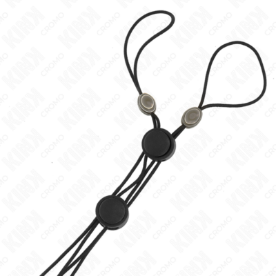 Alternative view of KINK - GRAMPOS DE MAMILOS DETALHES PRETOS COM ELÁSTICO PRETO