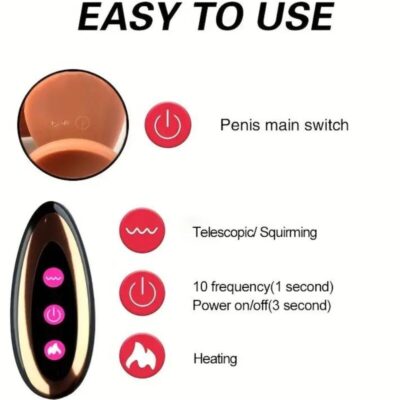 Armony - dildo realista vibratório recarregável - image 8
