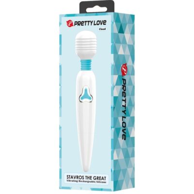 Pretty love - vibrador cloud wand 7 vibrações branco - image 9