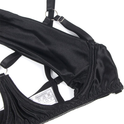 Subblime - 955199 conjunto de sutiã com laço preto ajustável s/m subblime sets caliente. Pt