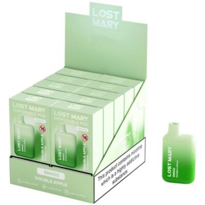 Alternative view of LOST MARY - BM600 NICOTINE VAPER 2% DESCARTÁVEL DUPLO APPLE