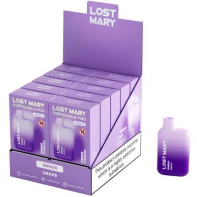 Alternative view of LOST MARY - BM600 NICOTINA VAPER 2% UVA DESCARTÁVEL