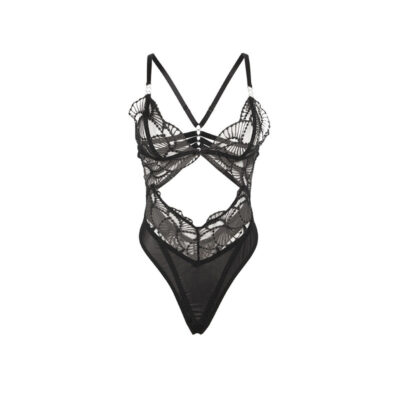 Subblime - 955229 body transparente com renda oca preto l/xl subblime bodies caliente. Pt