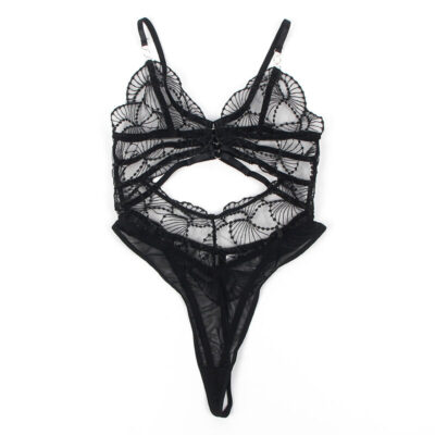Subblime - 955229 body transparente com renda oca preto l/xl subblime bodies caliente. Pt