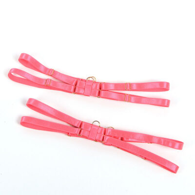 Subblime - 955304 conjunto de sutiã com colar e detalhes nas pernas rosa fluorescente l/xl subblime sets caliente. Pt