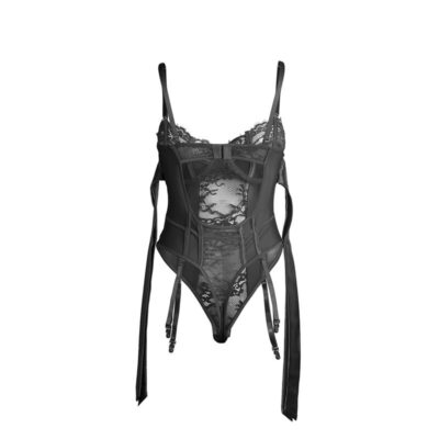 Subblime - 955496 body de renda com laços e ligas preto s/m subblime bodies caliente. Pt